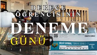 DERECE ÖĞRENCİSİ DENEME GÜNÜ  vlog yks Bilgi sarmal Türkiye geneli deneme sınavı [upl. by Sullecram]