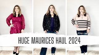 HUGE MAURICES HAUL  So much new for 2024  Fashion Over 40 [upl. by Graf]