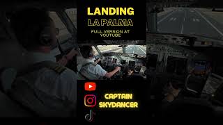 Unique insideview landing at La Palma airport Canary Islands [upl. by Starobin]