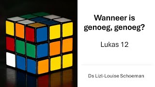 Wanneer is genoeg genoeg  13 Oktober 2024 erediens [upl. by Maddox]