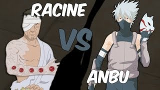 Naruto shippuden ultimate ninja storm 3  Anbu Kakashi Vs Racine Danzô [upl. by Attenor]