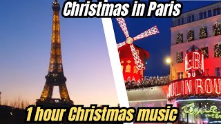 Immerse Yourself in 1 Hour of Christmas Music and Parisian Delights [upl. by Oremor]