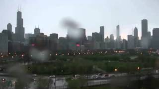 EarthCam  Storm Hits Chicago  05112014 [upl. by Honor799]