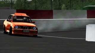 rFactor  BMW M3 E30 Drift  HD [upl. by Llenehs]