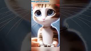 Police arrested her for crime she did not commit 😭cat catvideos catlover ytstudio short [upl. by Aksehcnarf709]