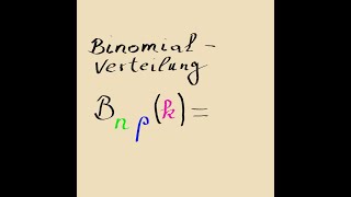 01 BinomialVerteilung Einführung [upl. by Luby]