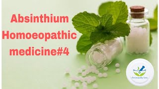 Absinthium  Homoeopathic medicine [upl. by Anekahs]