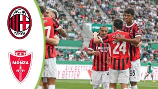 AC Milan vs AC Monza  Extended Highlights amp All Goals 2024 HD [upl. by Kellyann]