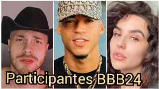 CONFIRA A LISTA DE PARTICIPANTES DO BBB24 [upl. by Oigimer]