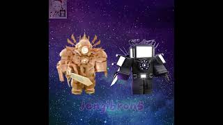 Supreme Titan Clockman VS TLD roblox toiletlegacydefense [upl. by Farika]