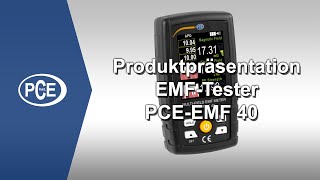 Produktvorstellung EMF Tester PCEEMF 40  pceinstruments [upl. by Eciuqram409]