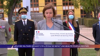 Le lycée militaire de SaintCyrlÉcole se refait une beauté pour la rentrée [upl. by Ahsaele249]