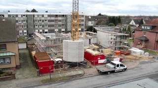 Zeitraffer Abriss und Neubau Gerätehaus Freiwillige Feuerwehr CastropRauxel Löschzug Henrichenburg [upl. by Zolnay866]