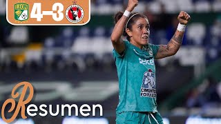 LEÓN 43 TIJUANA J9  ¡PARTIDAZO y las ESMERALDAS vencen a las XOLAS [upl. by Kahn]