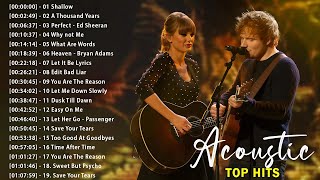 Best Acoustic Songs Collection  Acoustic 2024  The Best Acoustic Covers of Popular Songs 2024 [upl. by Galliett68]