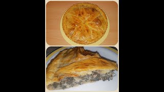 Tourte aux blettes et à la viande  Un repas complet  Recette facile [upl. by Thomasina]