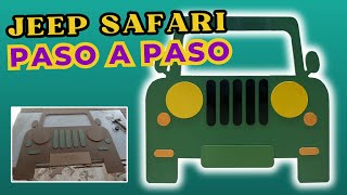 Como Hacer un JEEP Mickey Safari para decorar Fiestas de granja y Cumpleaños [upl. by Ert]