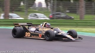 Historic Formula 1 Cars PURE V8 V10 amp V12 Sounds [upl. by Blum890]