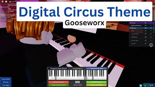 The Amazing Digital Circus Theme Roblox Piano Cover [upl. by Doehne]