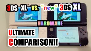 3DS XL vs NEW 3DS XL  Comparison Hardware [upl. by Bohrer293]