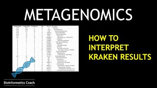 Metagenomics Data Analysis Tutorial  How to Interpret a KRAKEN results [upl. by Remle528]