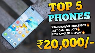 Top 5 Best Allrounder Smartphones Under 20000  Amoled Display  4k Ois Camera  Wireless Charging [upl. by Pegma]