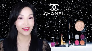 CHANEL Holiday 2024 Makeup Collection Part I  Review Swatches Makeup Look [upl. by Chor]