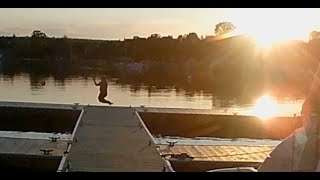 Jumping off Pier on My Birthday in Hubbards Nova Scotia [upl. by Ayin634]