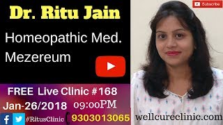 Mezereum Homoepathic Medicine DrRitus Live Clinic168 [upl. by Nessnaj852]