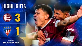 LANÚS vs LDU  HIGHLIGHTS  CONMEBOL SUDAMERICANA 2024 [upl. by Tessa]