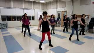 Through The Grapevine  Line Dance Dance amp Teach [upl. by Nalak925]