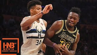 Los Angeles Lakers vs Milwaukee Bucks Full Game Highlights  March 30  201718 NBA Season [upl. by Cyndie911]