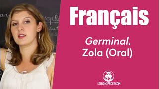 Germinal Zola  préparation à loral  Français  1re  Les Bons Profs [upl. by Ardnuassak]