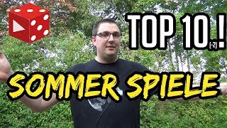 Die besten Spiele für den Sommer  Top 10 der Outdoor  Draußen  Urlaubs  Spiele [upl. by Lemyt]