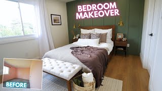 Bedroom Makeover  DIY Bedroom Renovation [upl. by Ocer]