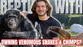 Inland Taipan Bite amp Chimp Crazy with Chandlers Wild Life  Reptiles With Podcast [upl. by Anauq282]