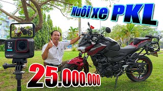 Nuôi xe PKL  1 năm hết bao nhiêu tiền  Kawasaki Z400 thì hao tốn hết 25 triệu  Quay 8K [upl. by Mandel514]