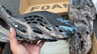 Adidas Yeezy Foam RNNR Cinder Unboxing Review Legit Check [upl. by Idalla932]