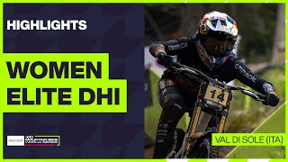 Val di Sole  Women Elite DHI Highlights  2024 WHOOP UCI Mountain Bike World Cup [upl. by Heigho84]