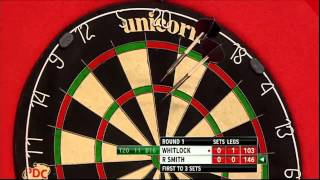 Whitlock v Smith  13  First Round  World Darts Championship 2014 [upl. by Golub]