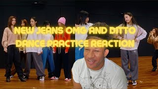 Unbelievable My reaction to NEW JEANS OMG amp DITTO DANCE PRACTICE [upl. by Cheatham]