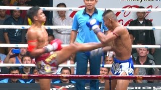 Muay Thai Sangmanee vs Thanonchai แสงมณี vs ธนญชัย Rajadamnern Stadium Bangkok 21716 [upl. by Naginnarb]