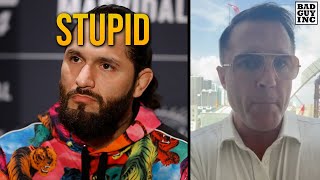 I Didnt Know Jorge Masvidal was this Stupid [upl. by Aubrey448]