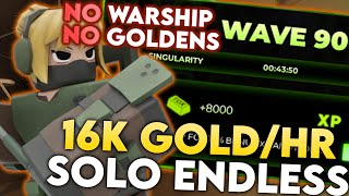 SOLO ENDLESS GRIND STRAT 4 TOWERS ONLY  Tower Defense X [upl. by Silloh]