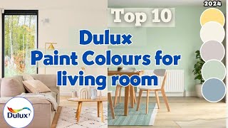 10 Best Dulux Paint Colours for Living Room in 2024 [upl. by Vivie]