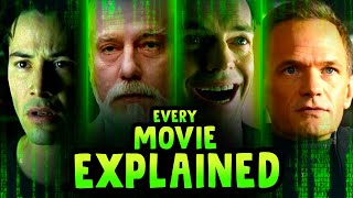 Every Matrix Movie EXPLAINED Reloaded Revolutions Resurrections Matrix Movie Timelines [upl. by Kalina]