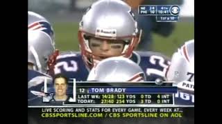 Patriots vs Eagles 2003 4th quarter [upl. by Retep]