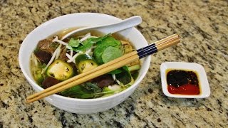 Vegan Pho Noodle Soup Phở Chay [upl. by Alolomo]