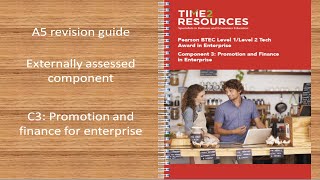 Pearson BTEC Enterprise Component 3 Promotion and Finance for Enterprise Revision Guide [upl. by Ahsilad946]