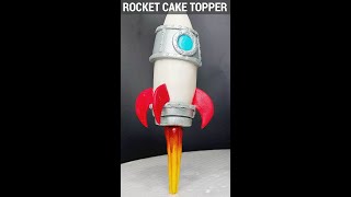 How to Make a Rocket Cake Topper shorts firstshortvideo [upl. by Tyne]